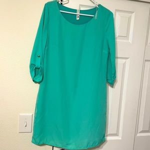 Never worn boutique seafoam green dress